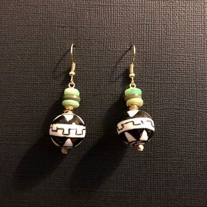 Ceramic & Shell Earrings
